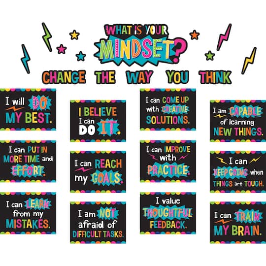 Teacher Created Resources What is Your Mindset Bulletin Board Set